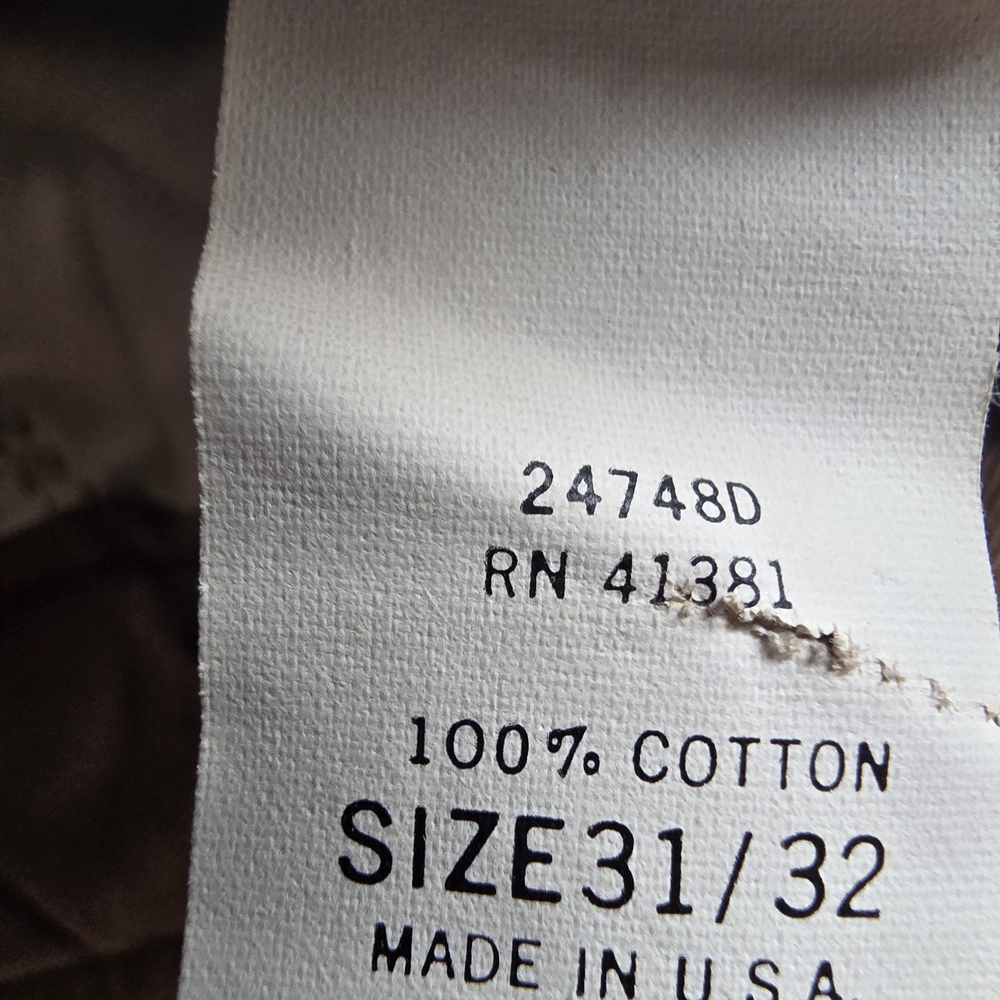 Polo Ralph Lauren Vintage Rare Men's Tan Cargo Pants Size 31/32 Military Style - Picture 4 of 12